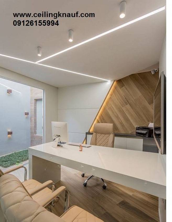 لاین نوری و درخشش سقف کناف + ایده برای نور خطی